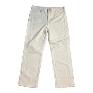 AYR All Year Round The Frenchie 30 Cream Ivory Jeans Preppy Casual DEnim Ecru